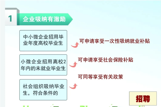 企業(yè)吸納高校畢業(yè)生就業(yè)，這些激勵政策很給力！